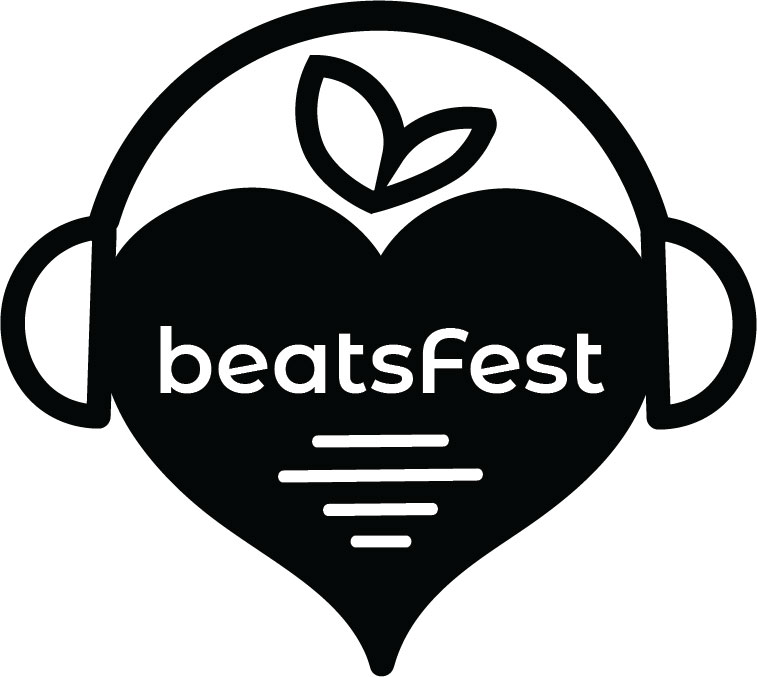image of a heart with headphones