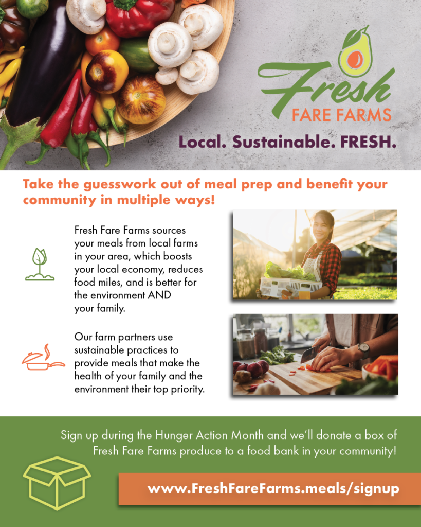 Magazine Ad for Fresh Fare Farms